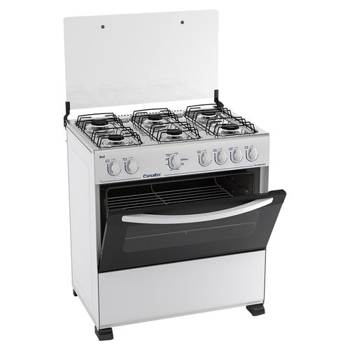 Fogão Esmaltec Bali 6 Bocas Branco - Forno Limpa Fácil