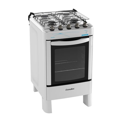 Fogão Esmaltec Ágata 4 Bocas Branco - Acendimento Automático