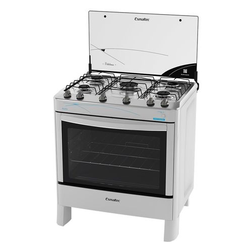 Fogão Esmaltec Ágata 5 Bocas Branco - Acendimento Automático