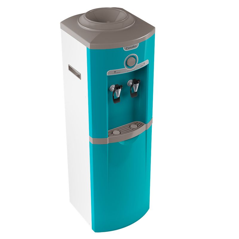 Bebedouro-de-Coluna-Esmaltec-Gelagua-EGC35B-Turquesa