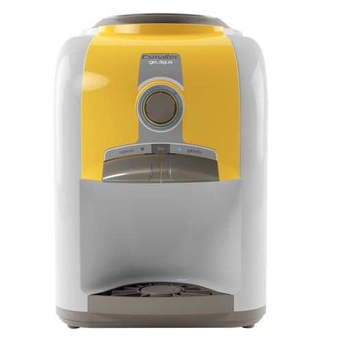Bebedouro de Mesa Esmaltec Gelágua EGM30 Amarelo