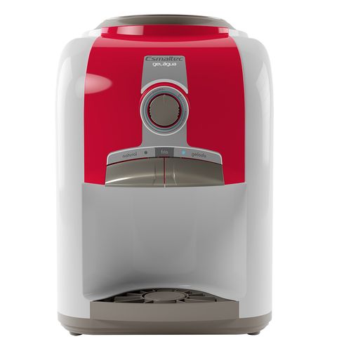 Bebedouro de Mesa Esmaltec Gelágua EGM30 Vermelho