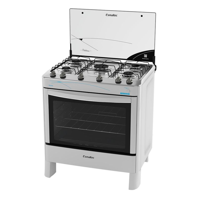 Fogao-Esmaltec-Agata-5-Bocas-Branco---Acendimento-Automatico