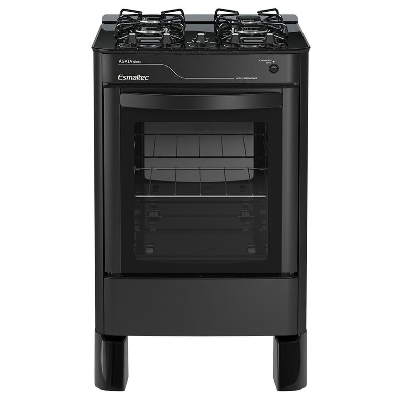 Fogao-Esmaltec-Agata-Glass-Mesa-de-Vidro-4-Bocas-Preto---Acendimento-Automatico