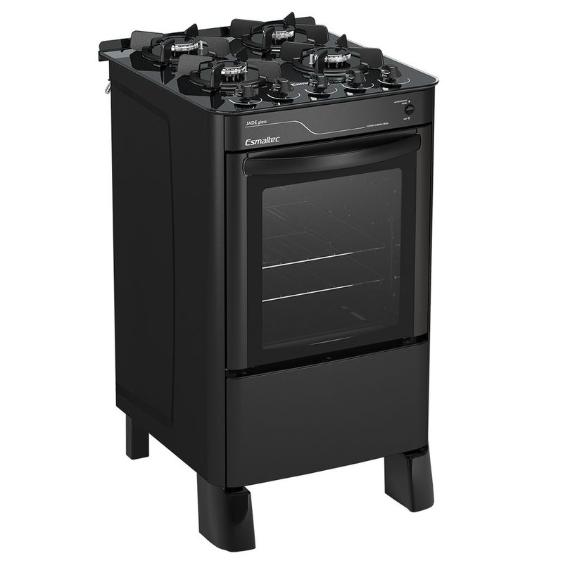 Fogao-Esmaltec-Jade-Glass-Mesa-de-Vidro-4-Bocas-Preto---Acendimento-Automatico