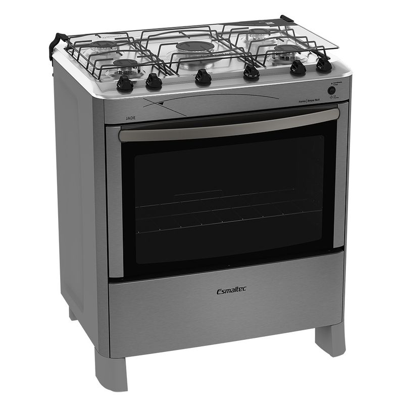 Fogao-Esmaltec-Jade-Inox-Super-5-Bocas---Acendimento-Automatico