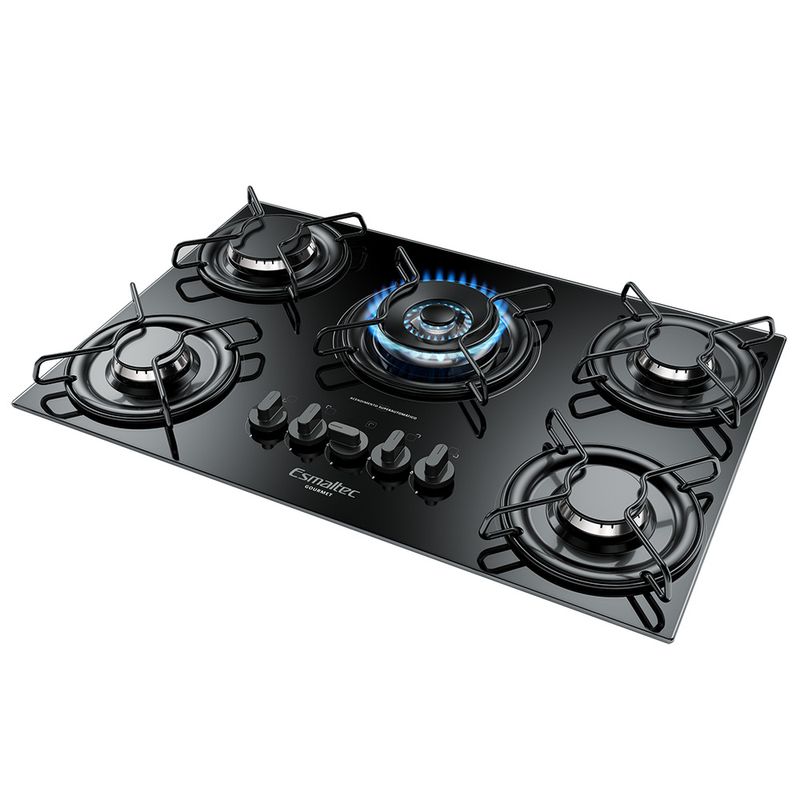 Cooktop-Esmaltec-5-Bocas-Tripla-Chama