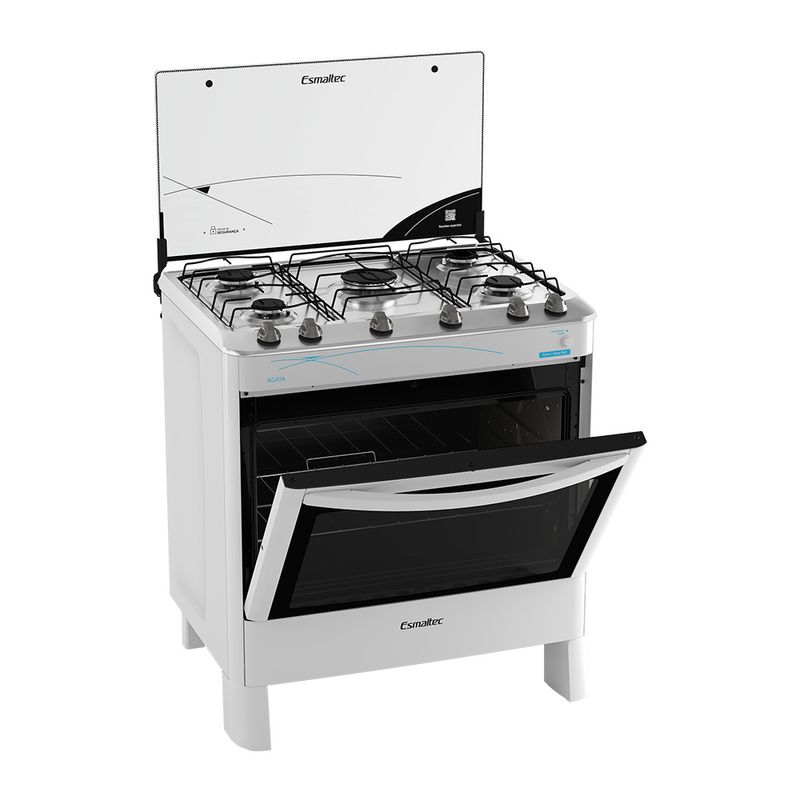 Fogao-Esmaltec-Agata-5-Bocas-Branco---Acendimento-Automatico