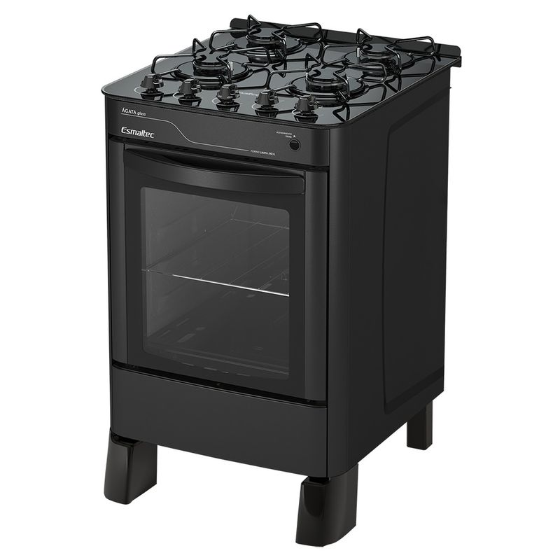 Fogao-Esmaltec-Agata-Glass-Mesa-de-Vidro-4-Bocas-Preto---Acendimento-Automatico