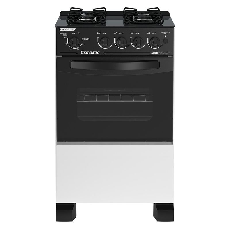 Fogao-Esmaltec-Caribe-Glass-Mesa-de-Vidro-4-Bocas-Branco---Acendimento-Automatico