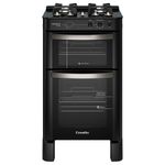 Fogao-Esmaltec-Diamante-Glass-Mesa-de-Vidro-4-bocas-Preto---Duplo-Forno-e-Timer-Sonoro