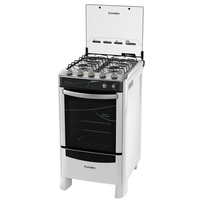 Fogao-Esmaltec-Topazio-4-Bocas-Branco---Timer-Sonoro