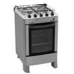 Fogao-Esmaltec-Agata-4-Bocas-Inox-Forno---Acendimento-Automatico