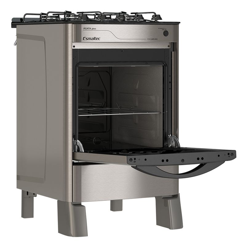 Fogao-Esmaltec-Agata-Glass-Mesa-de-Vidro-4-Bocas-Inox---Acendimento-Automatico