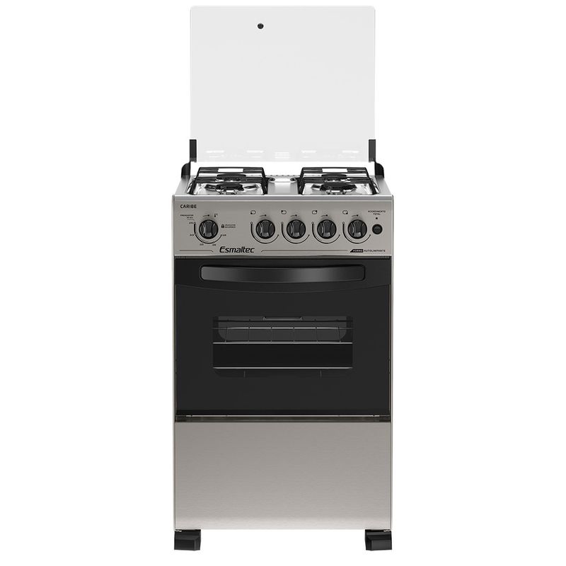 Fogao-Esmaltec-Caribe-4-Bocas-Inox---Acendimento-Automatico