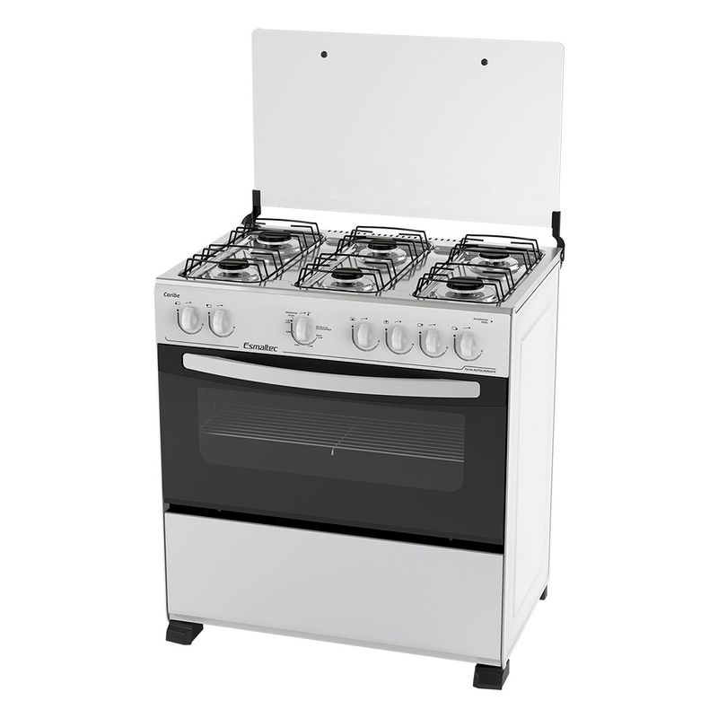 Fogao-Esmaltec-Caribe-6-Bocas-Branco---Acendimento-Automatico