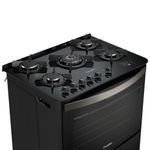Fogao-Esmaltec-Esmeralda-Glass-Gourmet-Mesa-de-Vidro-5-Bocas-Preto---Timer-Digital-e-Grill-Eletrico