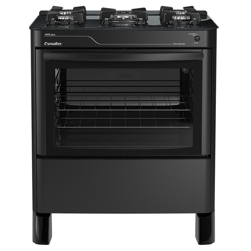 Fogao-Esmaltec-Jade-Glass-Mesa-de-Vidro-5-Bocas-Preto---Acendimento-Automatico
