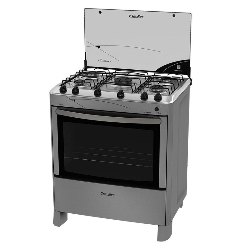 Fogao-Esmaltec-Jade-Inox-Super-5-Bocas---Acendimento-Automatico