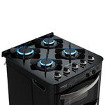 Fogao-Esmaltec-Diamante-Glass-Mesa-de-Vidro-4-bocas-Preto---Duplo-Forno-e-Timer-Sonoro