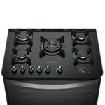 Fogao-Esmaltec-Esmeralda-Glass-Gourmet-Mesa-de-Vidro-5-Bocas-Preto---Timer-Digital-e-Grill-Eletrico
