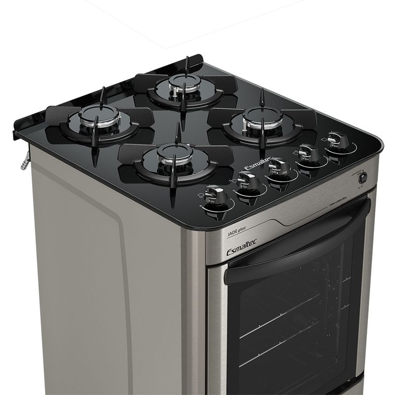 Fogao-Esmaltec-Jade-Glass-Mesa-de-Vidro-4-Bocas-Inox---Acendimento-Automatico