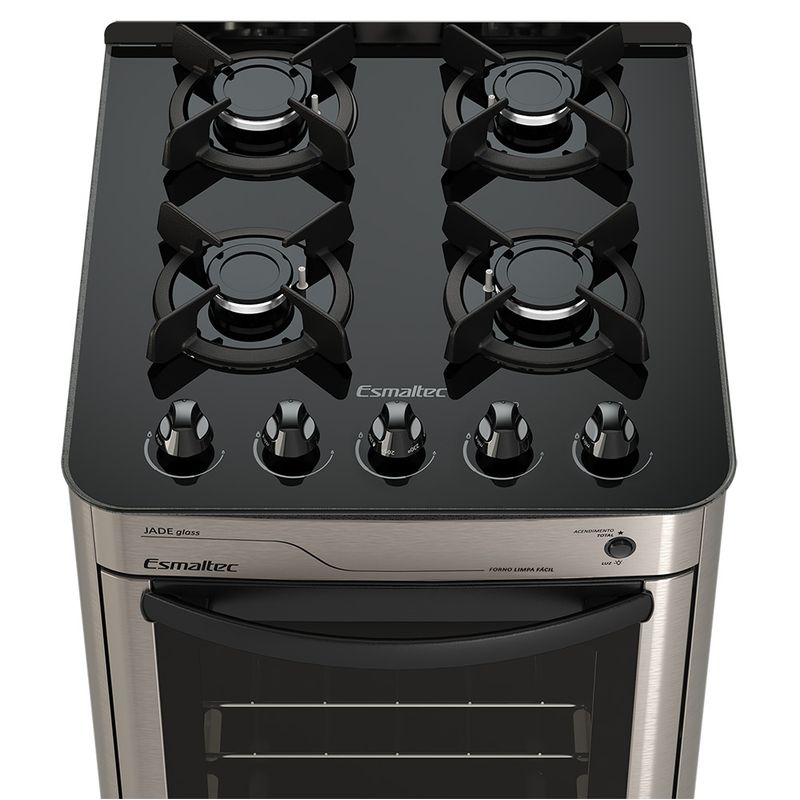 Fogao-Esmaltec-Jade-Glass-Mesa-de-Vidro-4-Bocas-Inox---Acendimento-Automatico