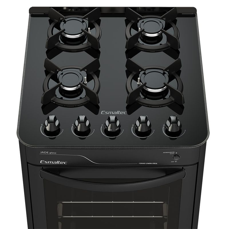 Fogao-Esmaltec-Jade-Glass-Mesa-de-Vidro-4-Bocas-Preto---Acendimento-Automatico